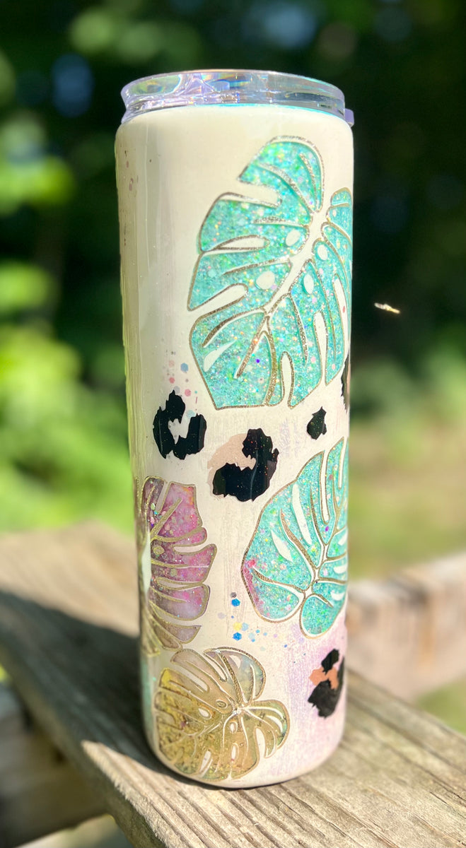 monstera tumbler Monstera Leaf 30oz – NAC Originals