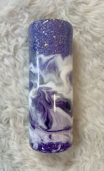 Purple Swirl 20 oz skinny